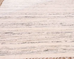 New Tapis tissé main en coton et jute avec franges 120x180cm 