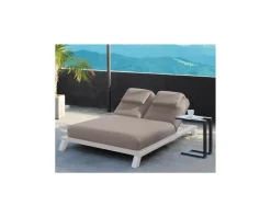 Discount Têtière en tissu taupe pour bain de soleil "Nusa Pedina" Bain De Soleil