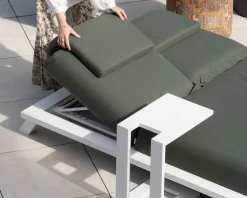 Online Têtière en tissu vert kaki pour bain de soleil "Nusa Pedina" Bain De Soleil