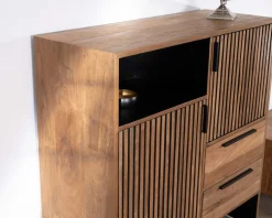 Outlet Vaisselier en teck recyclé