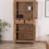 Best Vaisselier vitré en palissandre "Kalanohé" 4 portes et 2 tiroirs Vaisselier|Vitrine Et Argentier