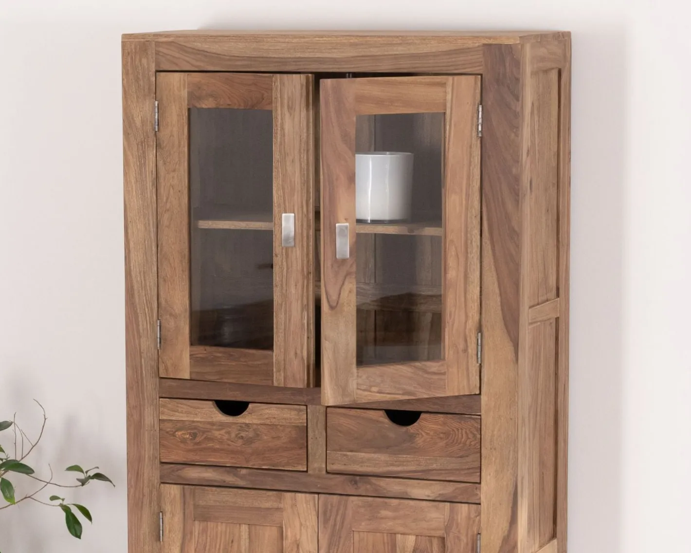 Best Vaisselier vitré en palissandre "Kalanohé" 4 portes et 2 tiroirs Vaisselier|Vitrine Et Argentier