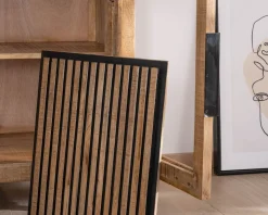 Best Vitrine 2 portes en manguier